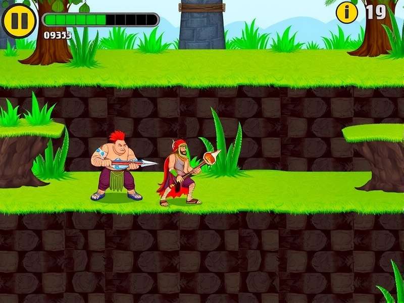 Nut Foray Warrior action gameplay screenshot